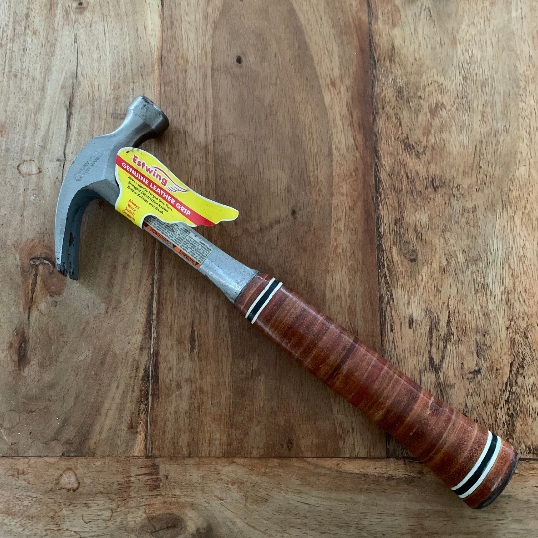 Vintage Estwing Hammer with Genuine Leather Grip